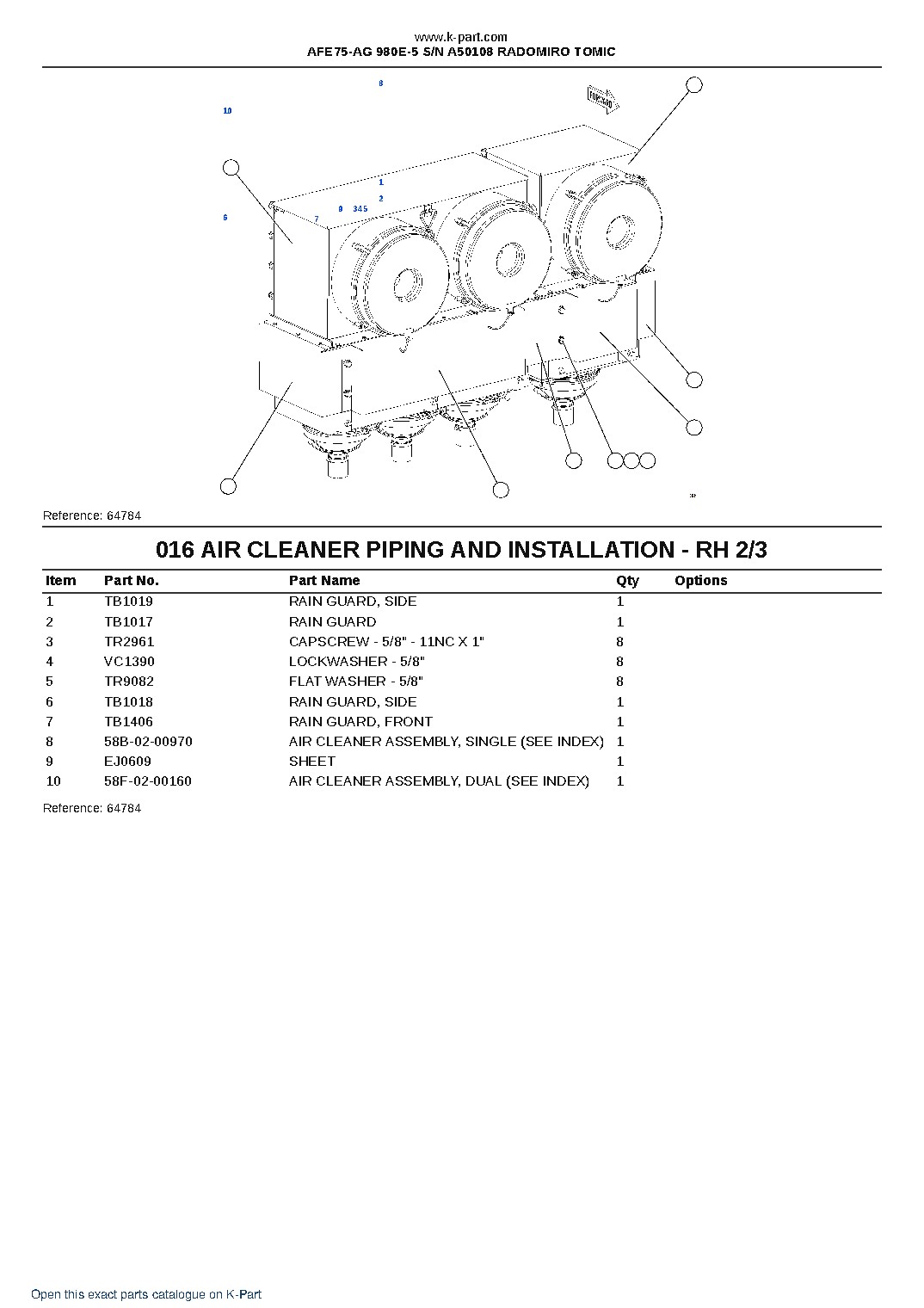 AFE75-AG 980E-5 S/N A50108 RADOMIRO TOMIC – sample page 8 AFE75-AG 980E-5 S/N A50108 RADOMIRO TOMIC – sample page 8