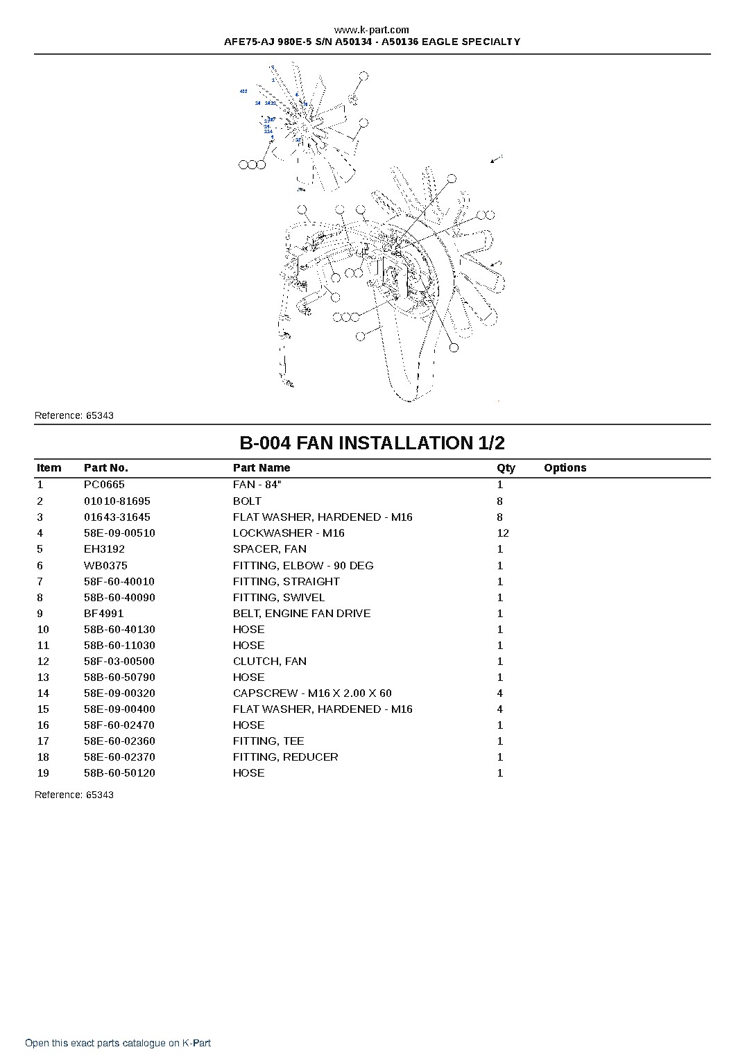 AFE75-AJ 980E-5 S/N A50134 – A50136 EAGLE SPECIALTY – sample page 2 AFE75-AJ 980E-5 S/N A50134 – A50136 EAGLE SPECIALTY – sample page 2