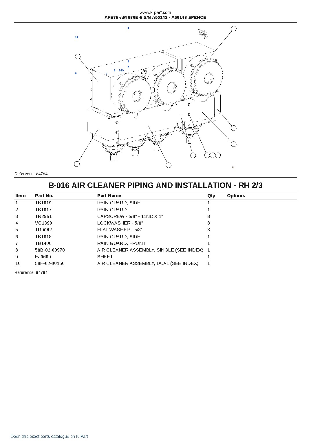 AFE75-AM 980E-5 S/N A50142 – A50143 SPENCE – sample page 8 AFE75-AM 980E-5 S/N A50142 – A50143 SPENCE – sample page 8