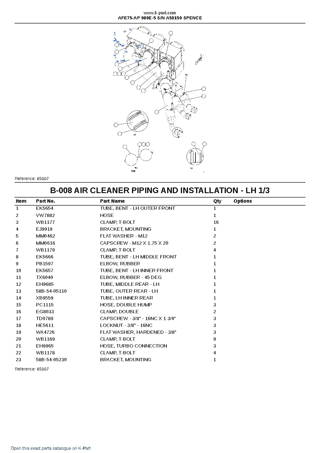 AFE75-AP 980E-5 S/N A50150  SPENCE – sample page 4
