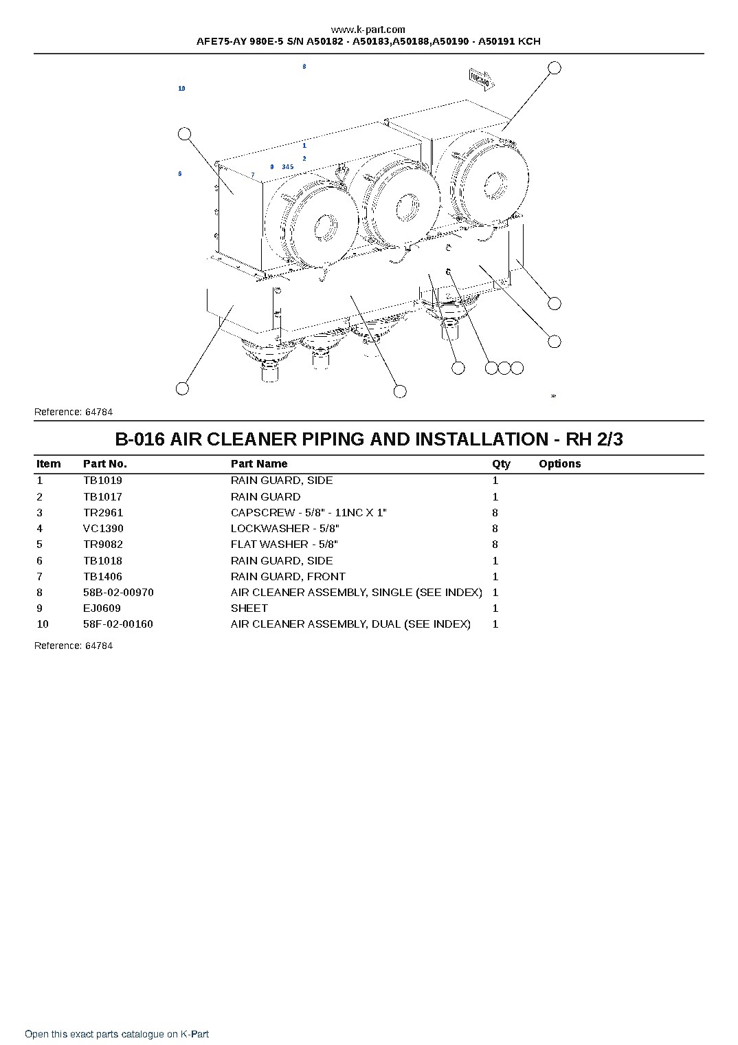 AFE75-AY 980E-5 S/N A50182 – A50183,A50188,A50190 – A50191 KCH – sample page 8 AFE75-AY 980E-5 S/N A50182 – A50183,A50188,A50190 – A50191 KCH – sample page 8