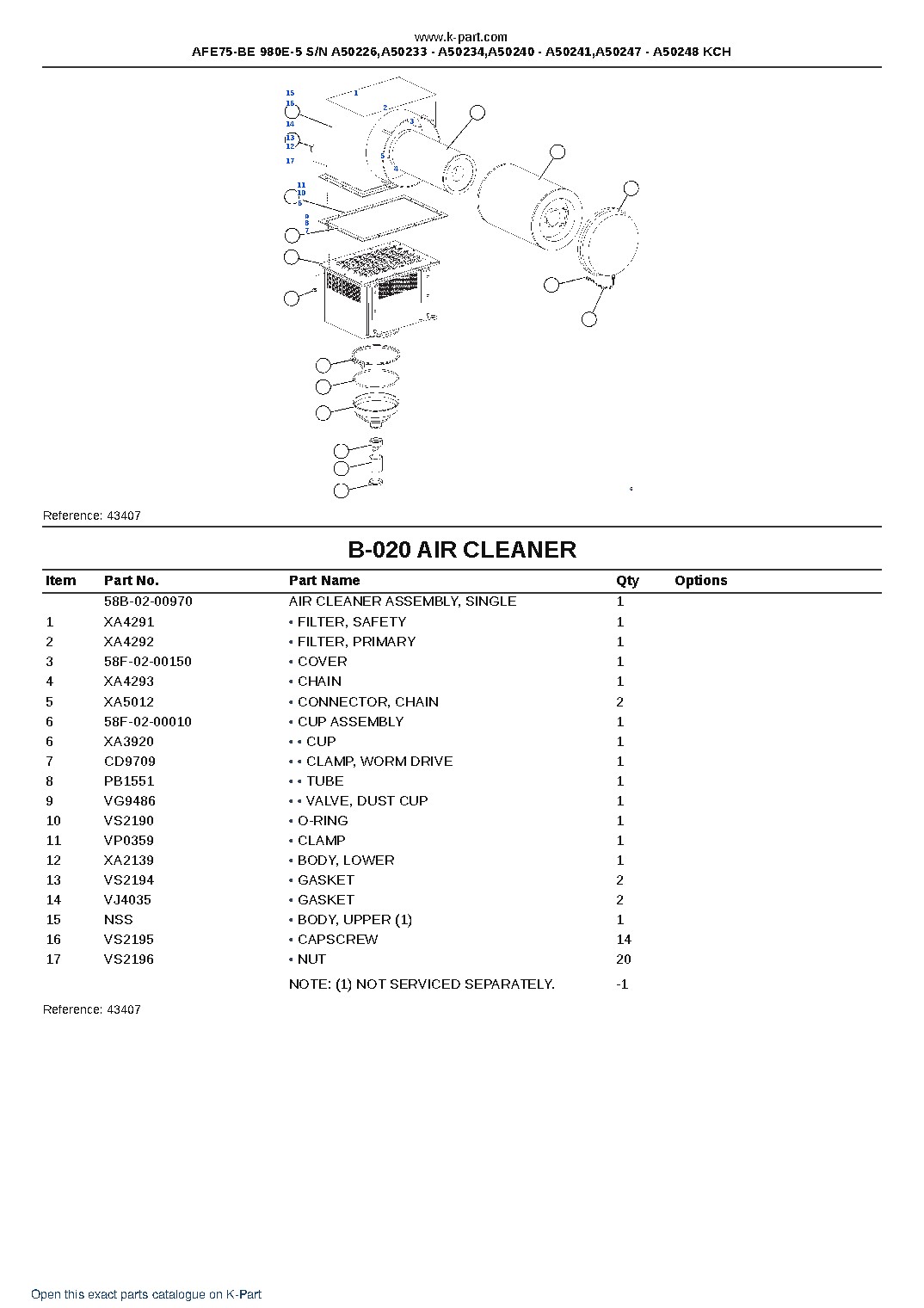 AFE75-BE 980E-5 S/N A50226,A50233 – A50234,A50240 – A50241,A50247 – A50248 KCH – sample page 10 AFE75-BE 980E-5 S/N A50226,A50233 – A50234,A50240 – A50241,A50247 – A50248 KCH – sample page 10