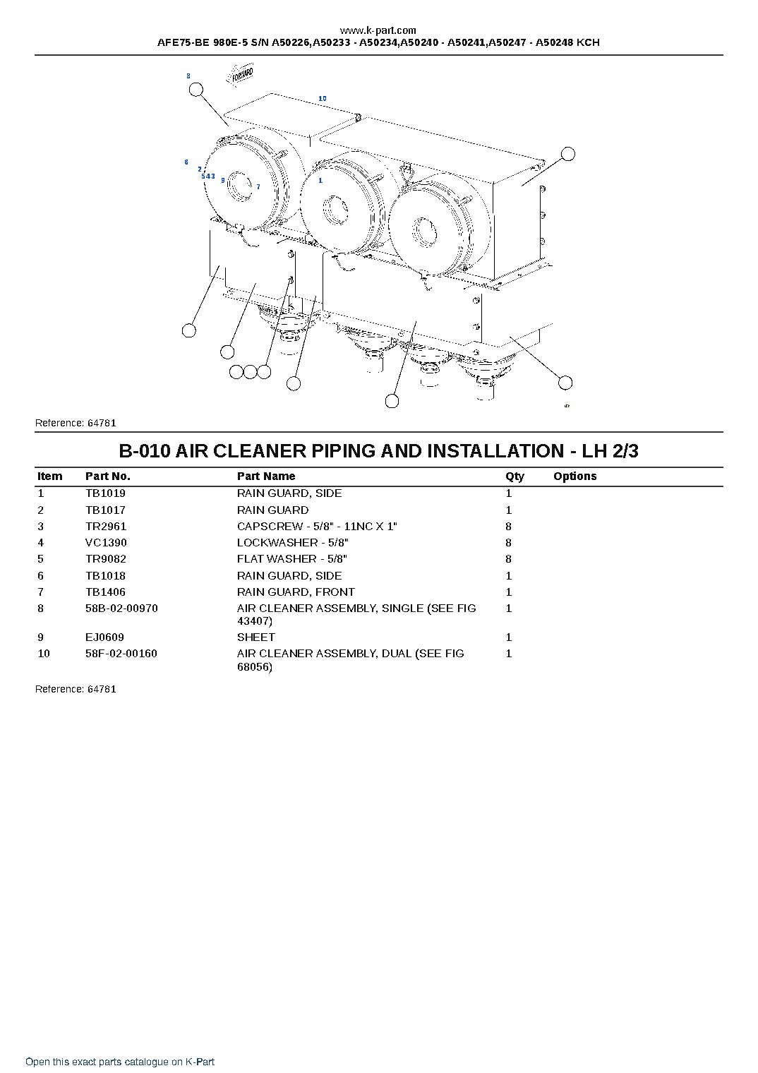 AFE75-BE 980E-5 S/N A50226,A50233 – A50234,A50240 – A50241,A50247 – A50248 KCH – sample page 5 AFE75-BE 980E-5 S/N A50226,A50233 – A50234,A50240 – A50241,A50247 – A50248 KCH – sample page 5
