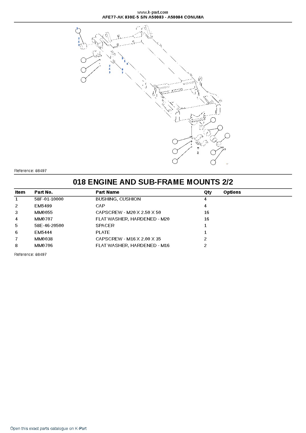 AFE77-AK 830E-5 S/N A50083 – A50084  CONUMA – sample page 10