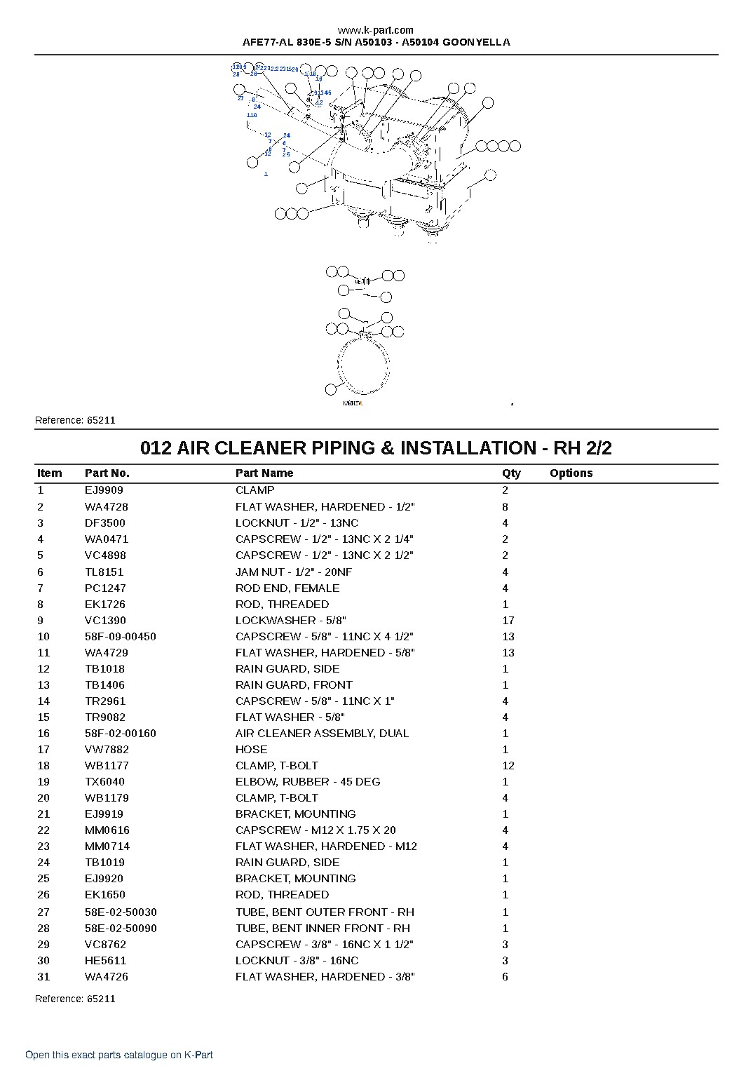 AFE77-AL 830E-5 S/N A50103 – A50104  GOONYELLA – sample page 7