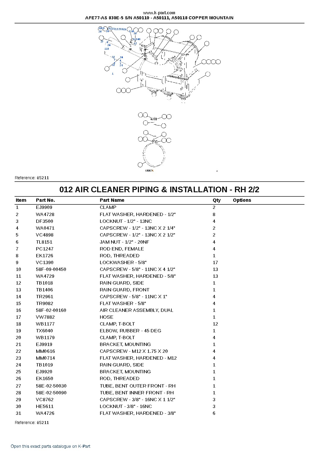AFE77-AS 830E-5 S/N A50110 – A50111, A50118  COPPER MOUNTAIN – sample page 7