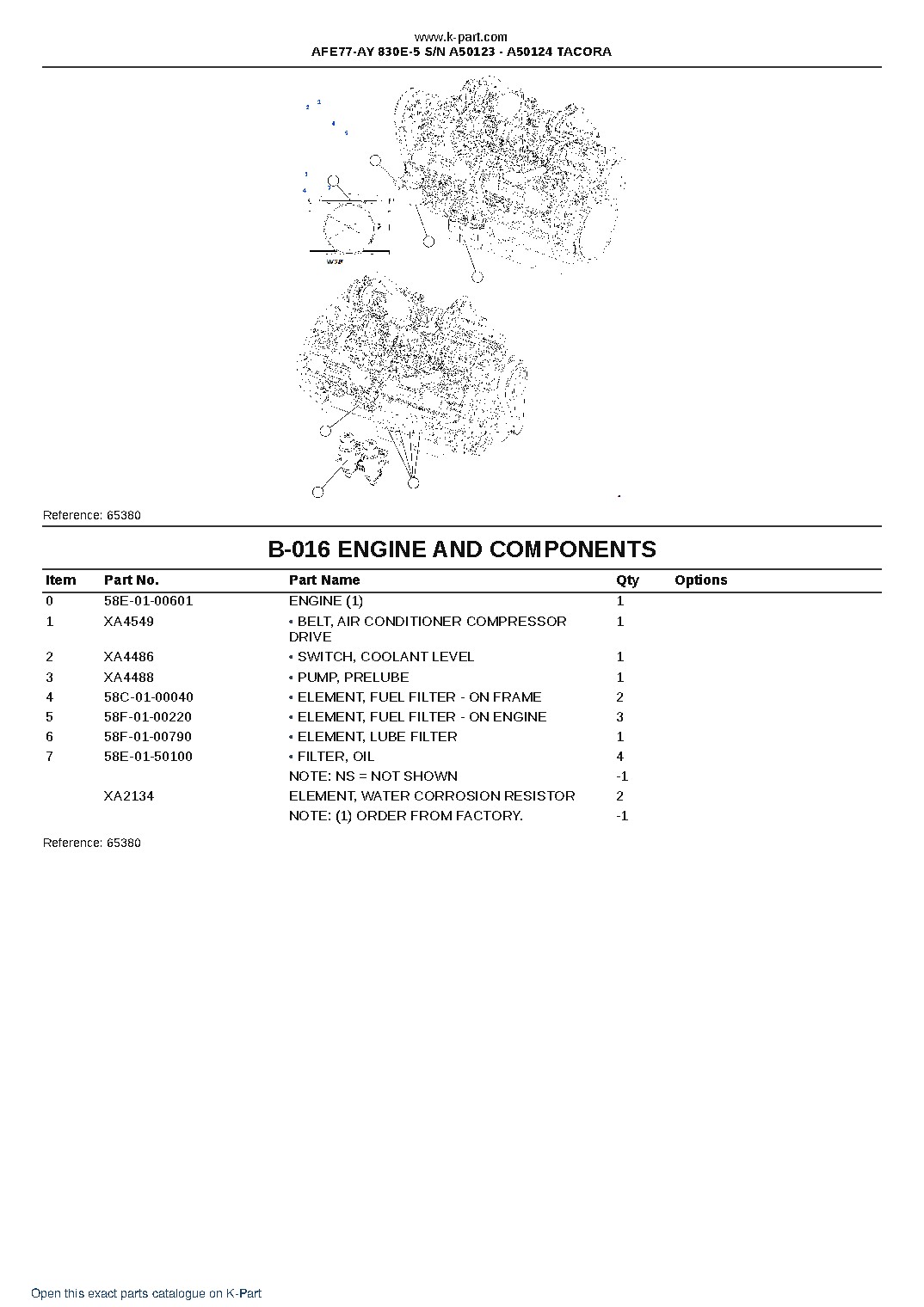 AFE77-AY 830E-5 S/N A50123 – A50124 TACORA – sample page 9 AFE77-AY 830E-5 S/N A50123 – A50124 TACORA – sample page 9