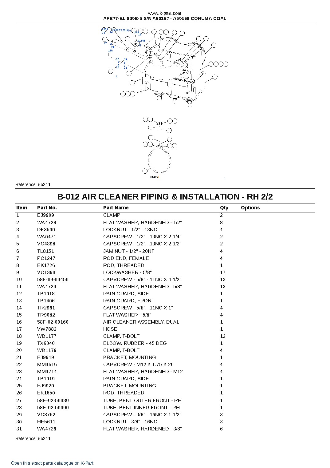 AFE77-BL 830E-5 S/N A50167 – A50168  CONUMA COAL – sample page 7