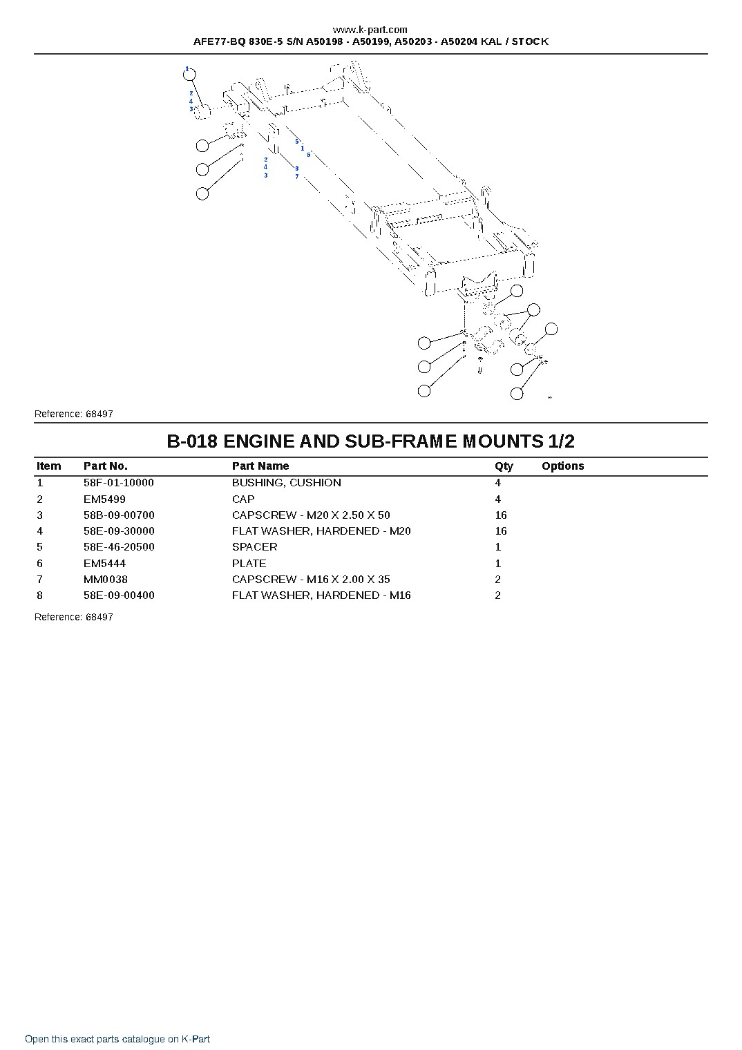 AFE77-BQ 830E-5 S/N A50198 – A50199, A50203 – A50204  KAL / STOCK – sample page 10
