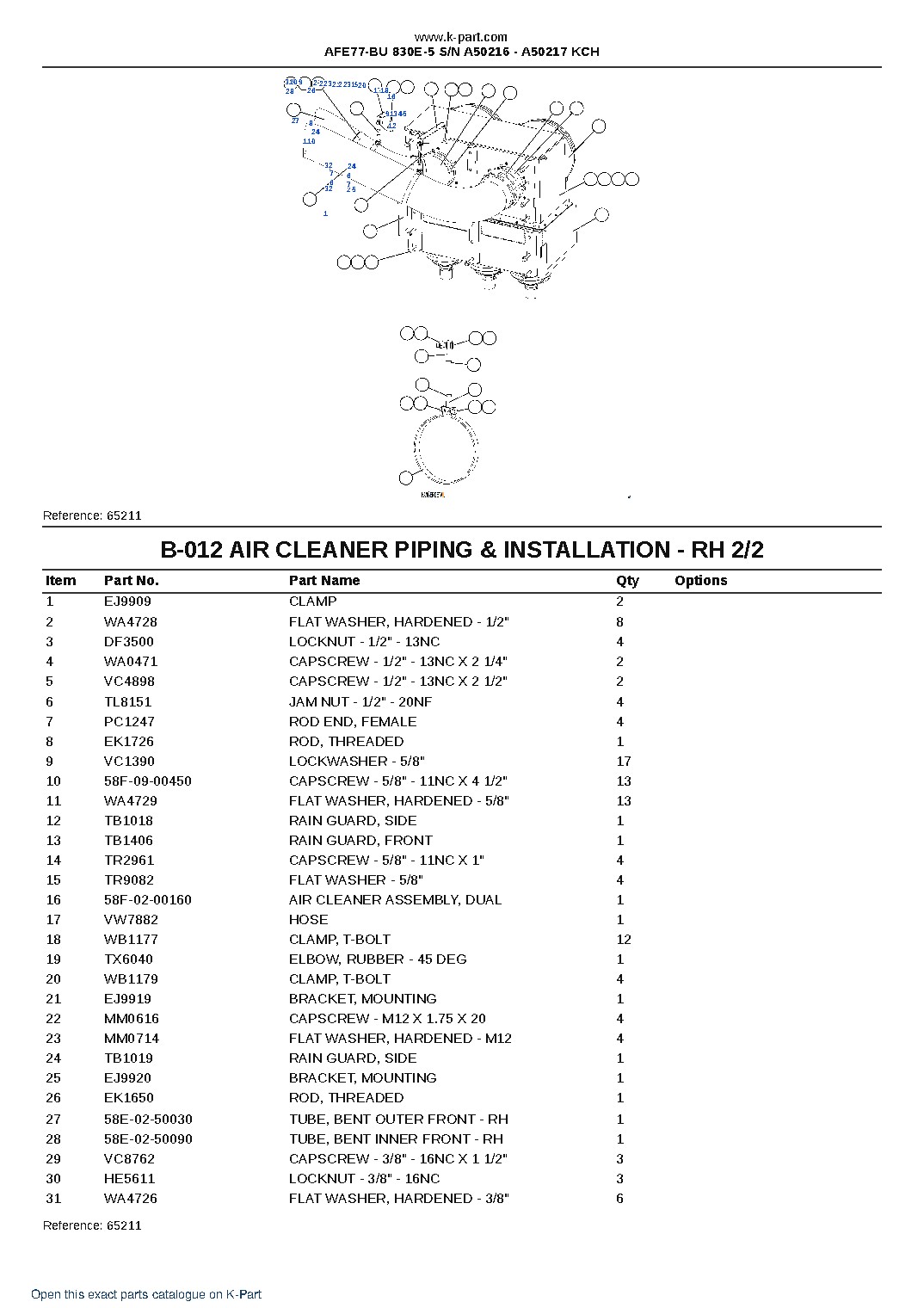 AFE77-BU 830E-5 S/N A50216 – A50217  KCH – sample page 7