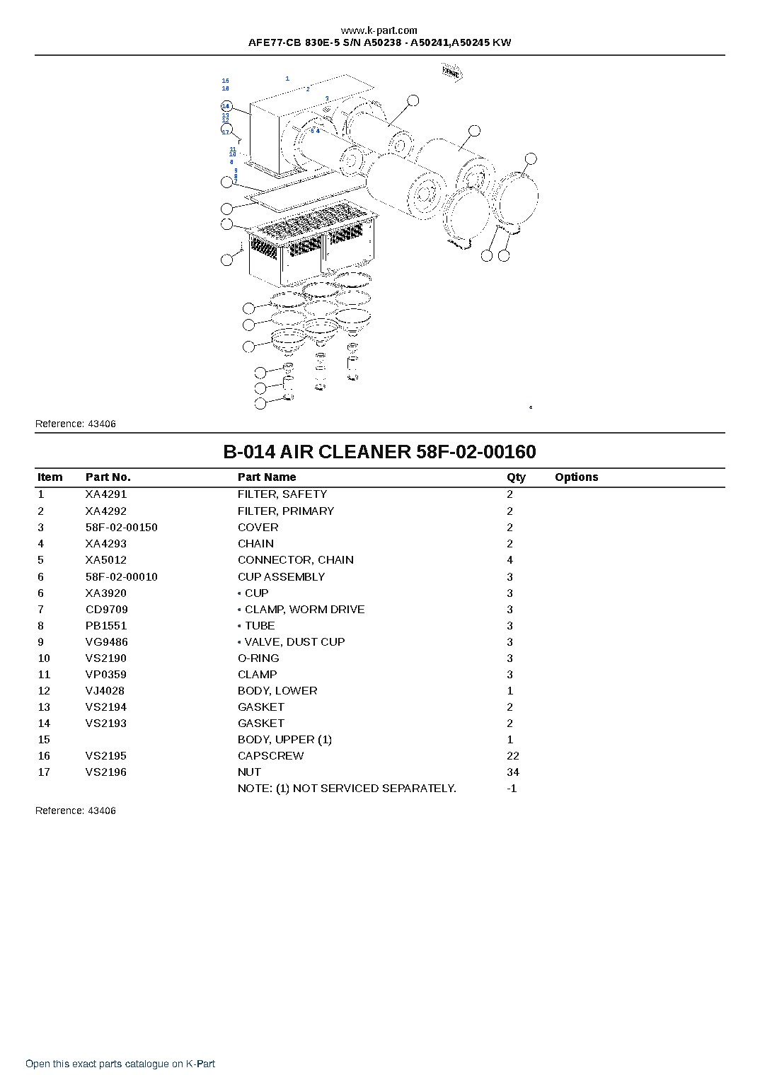 AFE77-CB 830E-5 S/N A50238 – A50241,A50245 KW – sample page 9 AFE77-CB 830E-5 S/N A50238 – A50241,A50245 KW – sample page 9