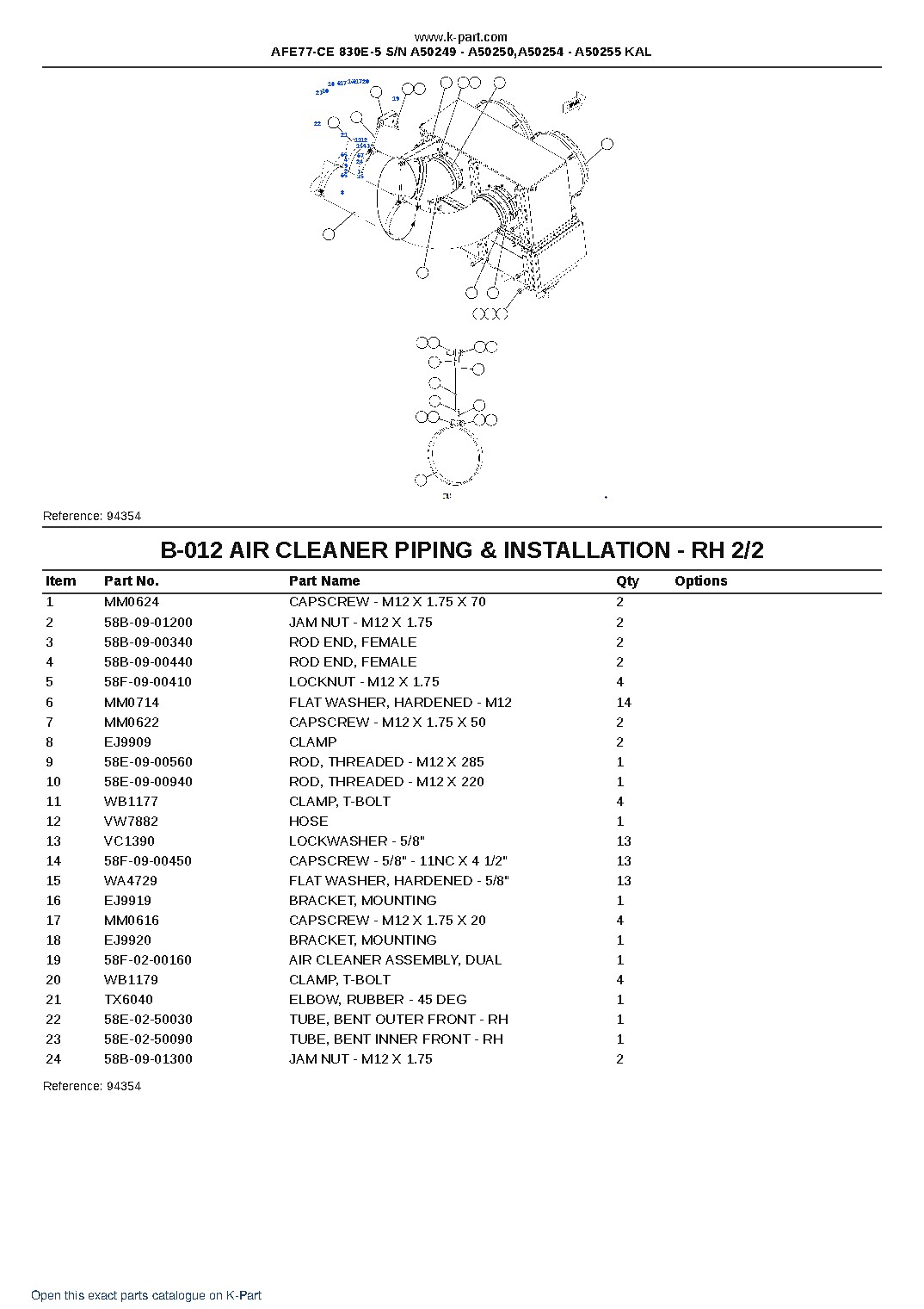 AFE77-CE 830E-5 S/N A50249 – A50250,A50254 – A50255 KAL – sample page 8 AFE77-CE 830E-5 S/N A50249 – A50250,A50254 – A50255 KAL – sample page 8