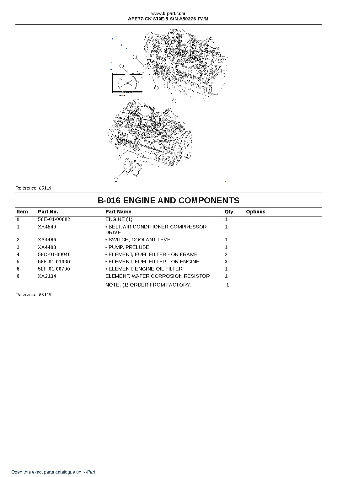 AFE77-CK 830E-5 S/N A50276 TWM – sample page 10 AFE77-CK 830E-5 S/N A50276 TWM – sample page 10