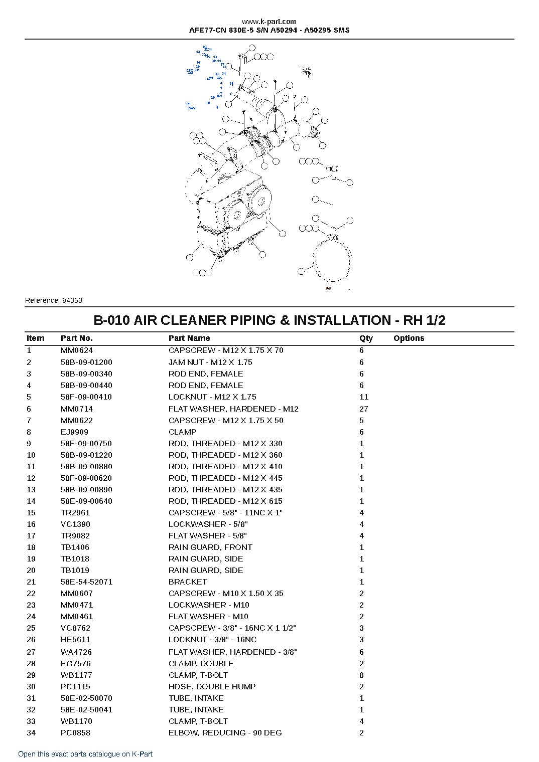 AFE77-CN 830E-5 S/N A50294 – A50295 SMS – sample page 6 AFE77-CN 830E-5 S/N A50294 – A50295 SMS – sample page 6