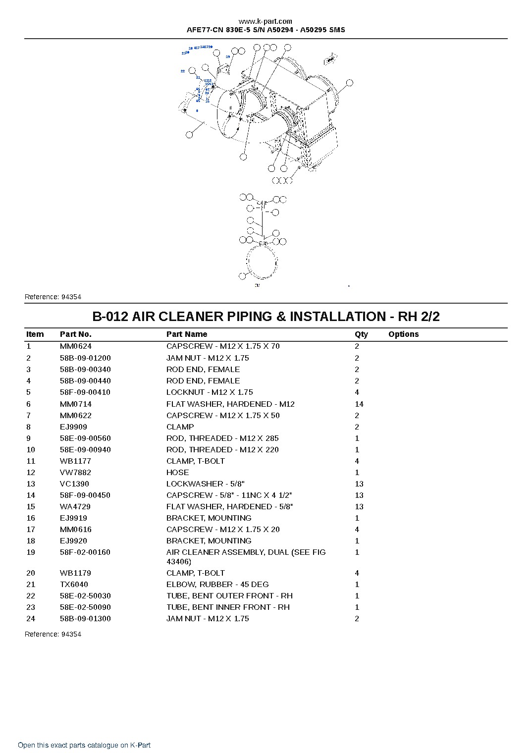 AFE77-CN 830E-5 S/N A50294 – A50295 SMS – sample page 8 AFE77-CN 830E-5 S/N A50294 – A50295 SMS – sample page 8