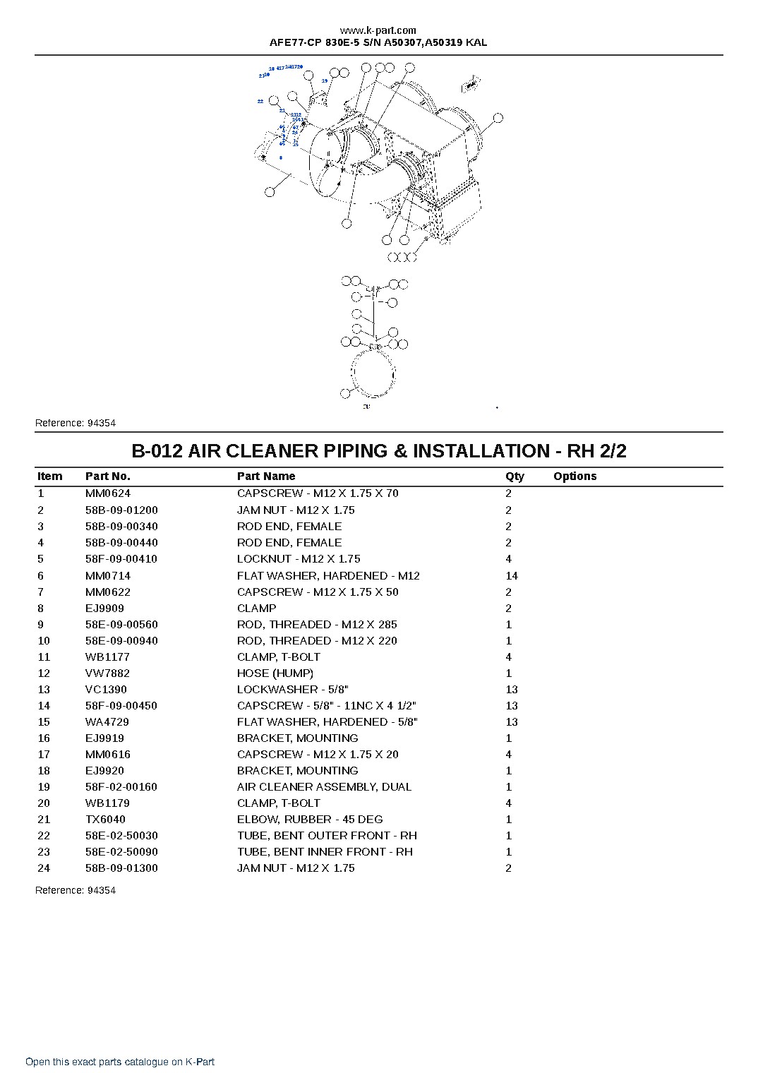 AFE77-CP 830E-5 S/N A50307,A50319 KAL – sample page 8 AFE77-CP 830E-5 S/N A50307,A50319 KAL – sample page 8
