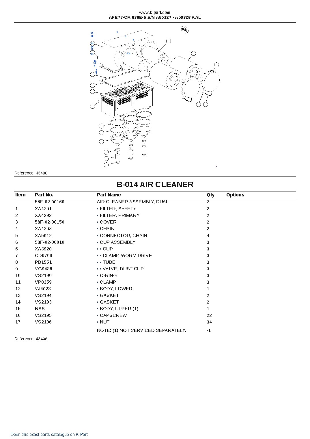 AFE77-CR 830E-5 S/N A50327 – A50328  KAL – sample page 9