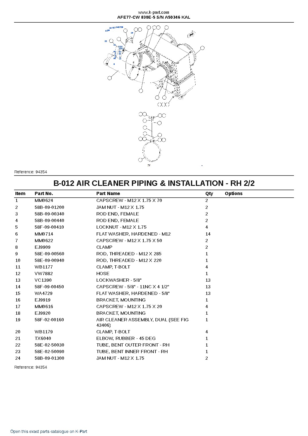 AFE77-CW 830E-5 S/N A50346  KAL – sample page 8