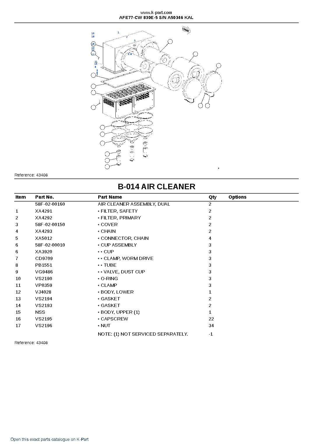 AFE77-CW 830E-5 S/N A50346  KAL – sample page 9