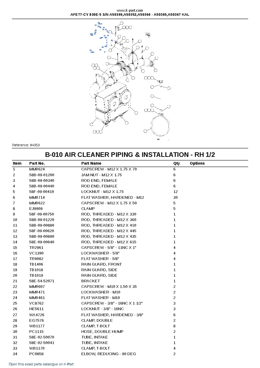 AFE77-CY 830E-5 S/N A50349,A50352,A50364 – A50365,A50367 KAL – sample page 6 AFE77-CY 830E-5 S/N A50349,A50352,A50364 – A50365,A50367 KAL – sample page 6