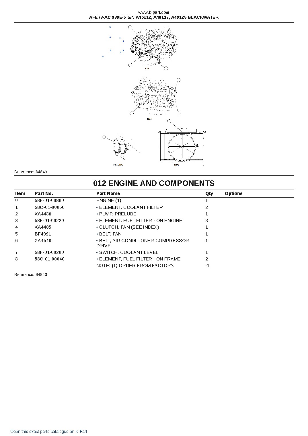 AFE78-AC 930E-5 S/N A40112, A40117, A40125 BLACKWATER – sample page 6 AFE78-AC 930E-5 S/N A40112, A40117, A40125 BLACKWATER – sample page 6