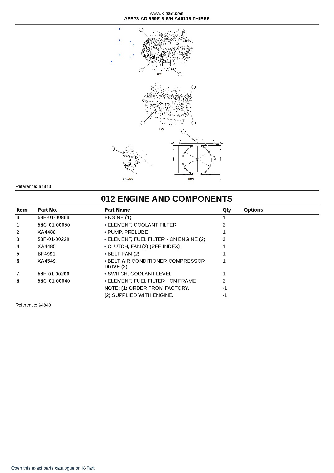 AFE78-AD 930E-5 S/N A40118  THIESS – sample page 6