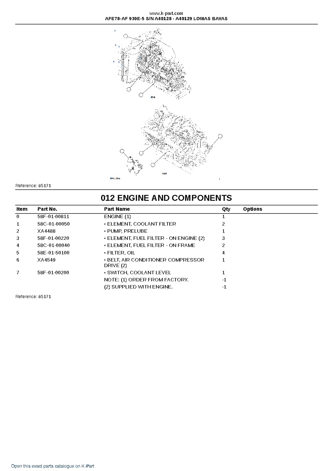 AFE78-AF 930E-5 S/N A40128 – A40129  LOMAS BAYAS – sample page 6