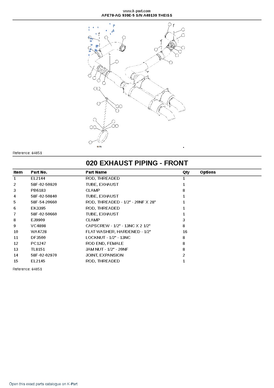 AFE78-AG 930E-5 S/N A40130  THEISS – sample page 10
