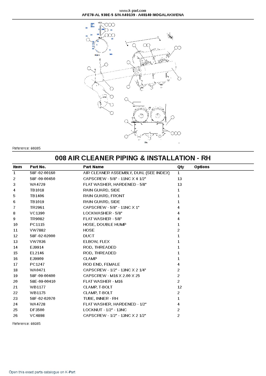 AFE78-AL 930E-5 S/N A40139 – A40140  MOGALAKWENA – sample page 4
