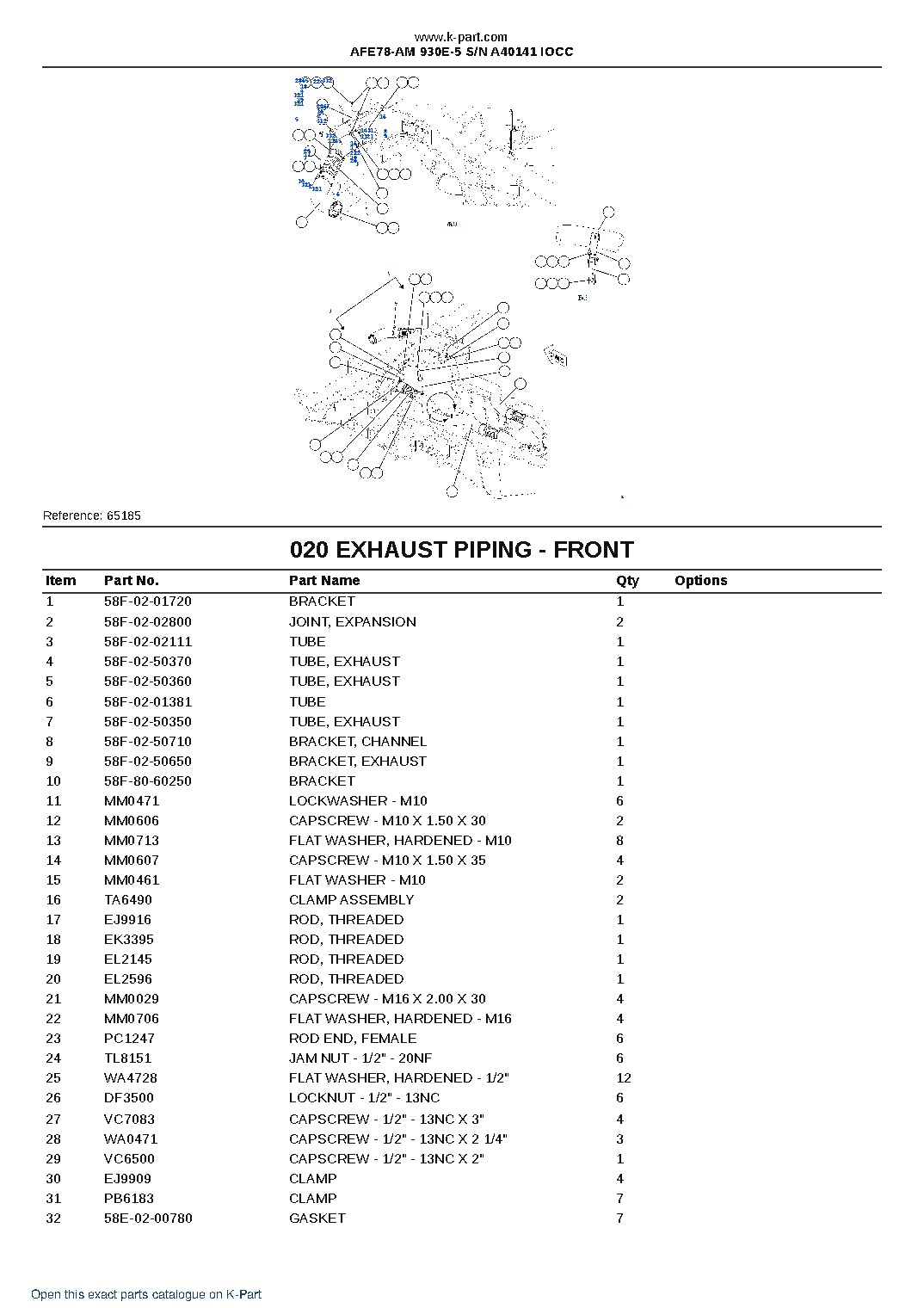 AFE78-AM 930E-5 S/N A40141  IOCC – sample page 10