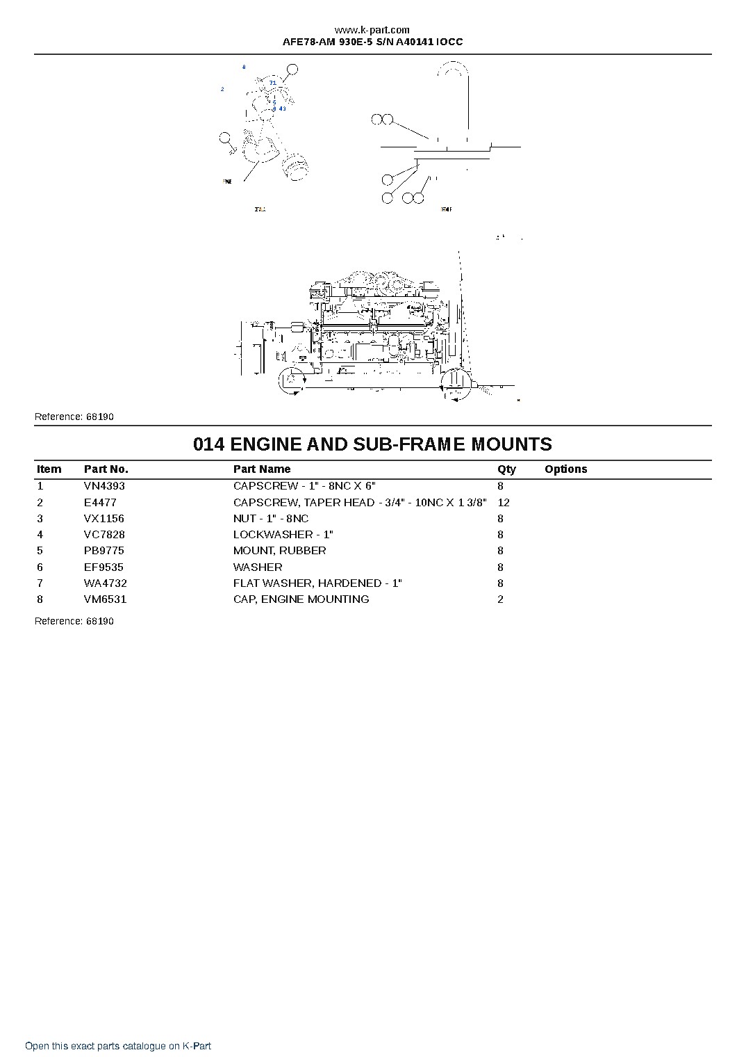 AFE78-AM 930E-5 S/N A40141  IOCC – sample page 7
