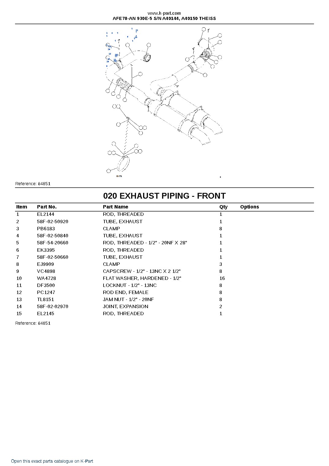 AFE78-AN 930E-5 S/N A40144, A40150  THEISS – sample page 10