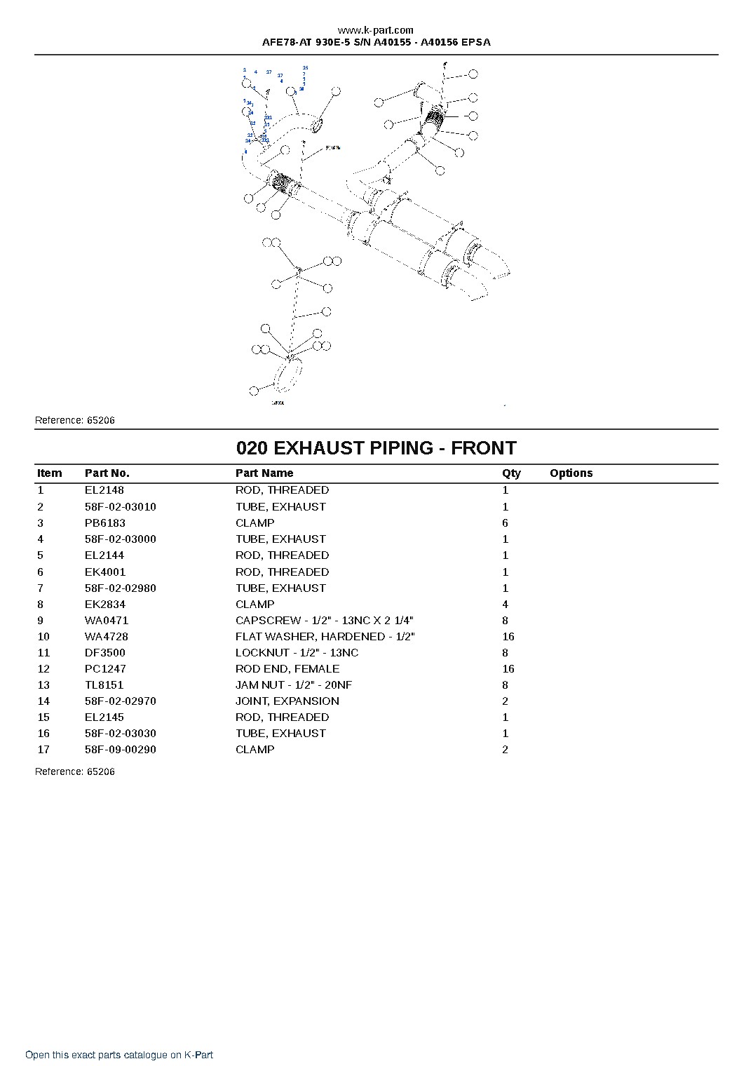AFE78-AT 930E-5 S/N A40155 – A40156  EPSA – sample page 10