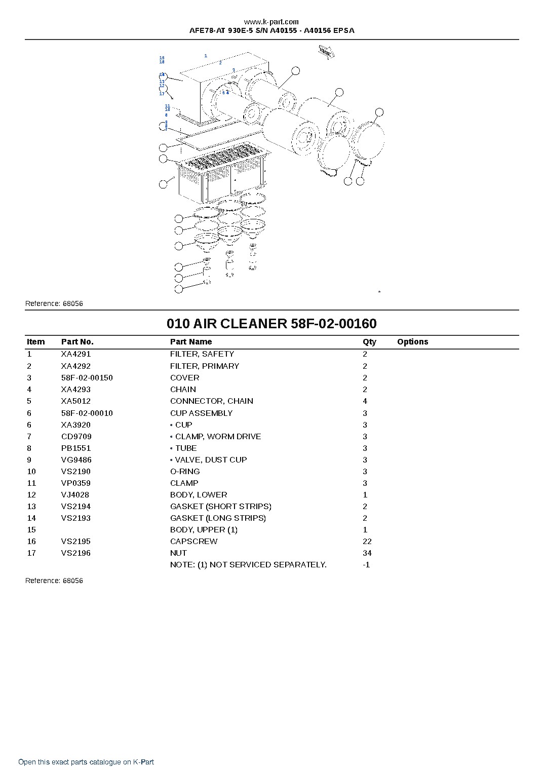 AFE78-AT 930E-5 S/N A40155 – A40156  EPSA – sample page 5
