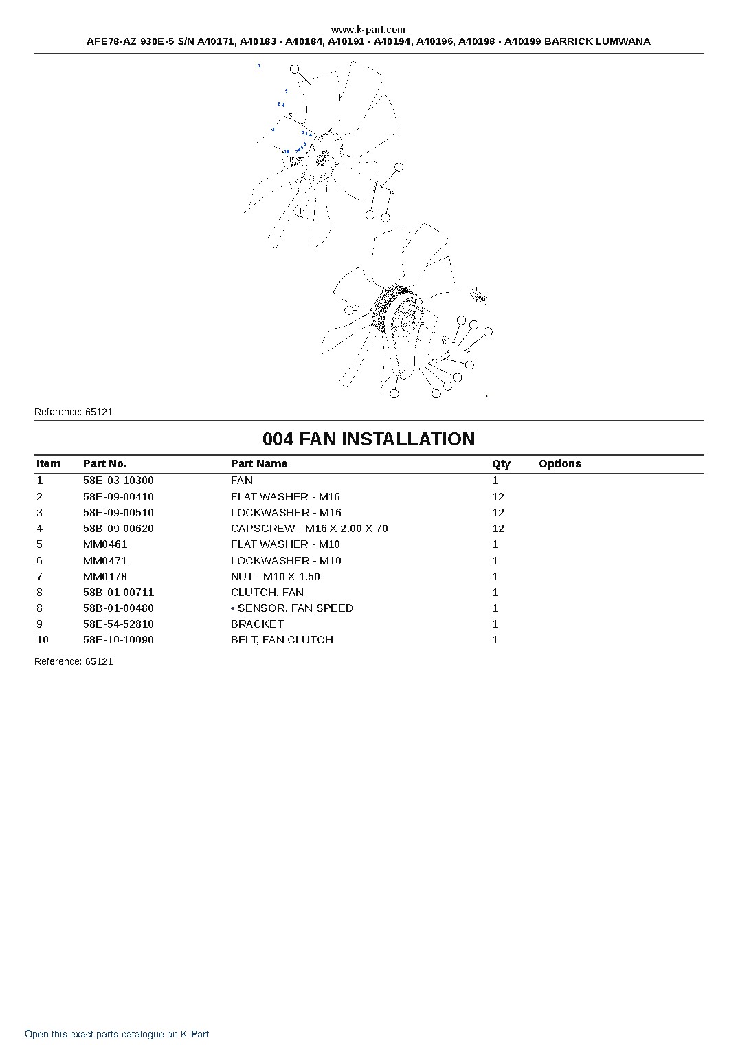 AFE78-AZ 930E-5 S/N A40171, A40183 – A40184, A40191 – A40194, A40196, A40198 – A40199 BARRICK LUMWANA – sample page 2 AFE78-AZ 930E-5 S/N A40171, A40183 – A40184, A40191 – A40194, A40196, A40198 – A40199 BARRICK LUMWANA – sample page 2