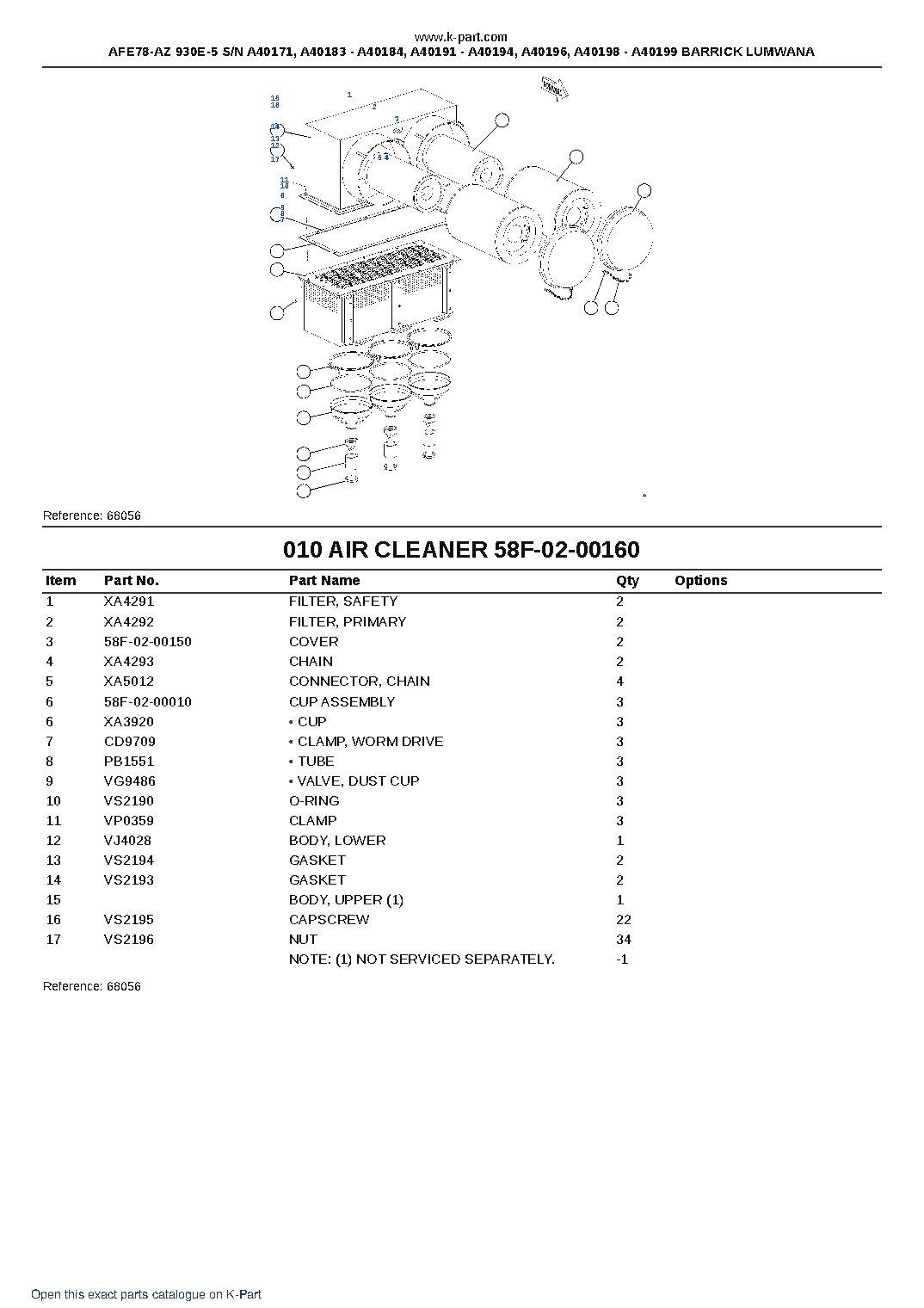 AFE78-AZ 930E-5 S/N A40171, A40183 – A40184, A40191 – A40194, A40196, A40198 – A40199 BARRICK LUMWANA – sample page 5 AFE78-AZ 930E-5 S/N A40171, A40183 – A40184, A40191 – A40194, A40196, A40198 – A40199 BARRICK LUMWANA – sample page 5