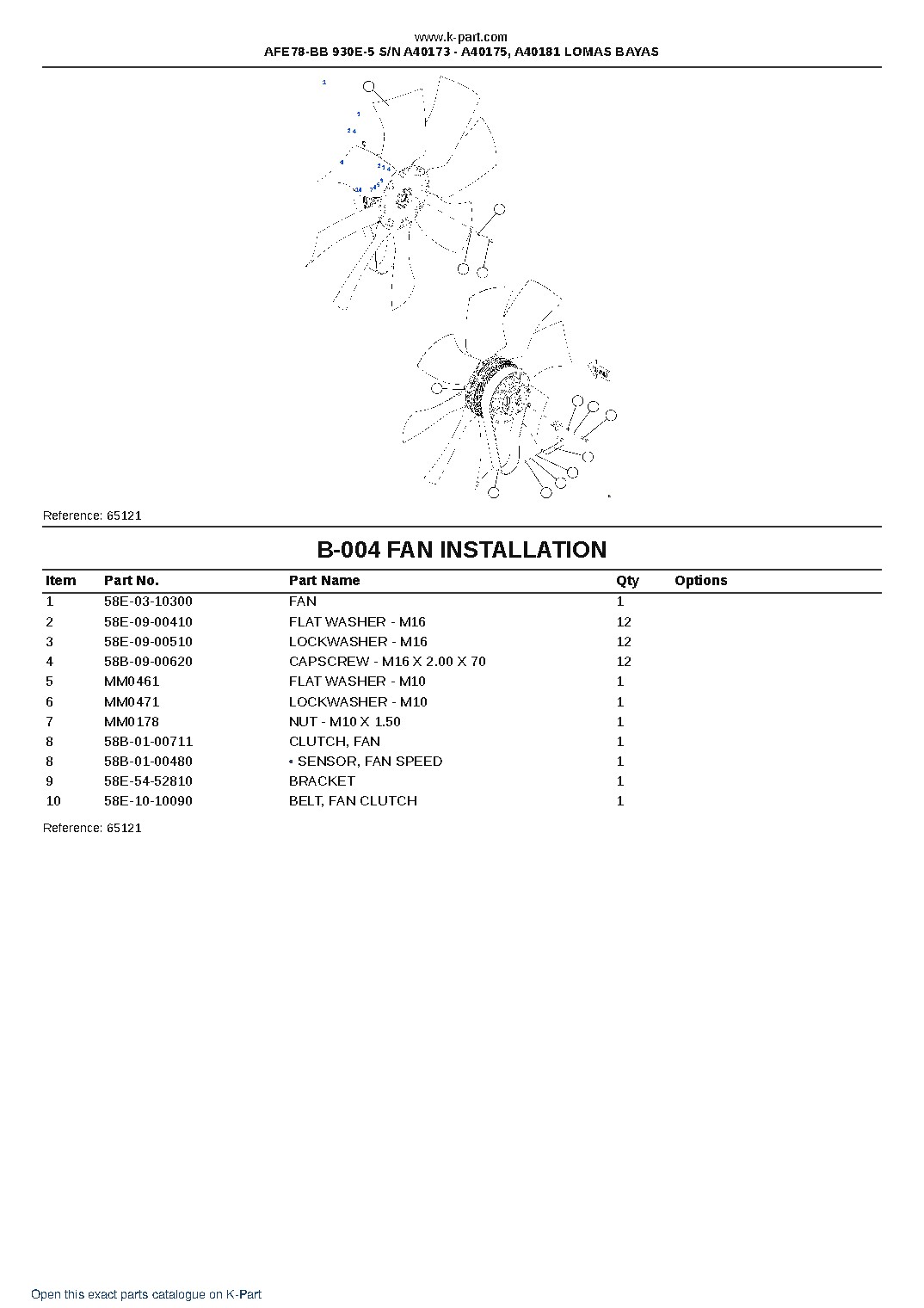AFE78-BB 930E-5 S/N A40173 – A40175, A40181  LOMAS BAYAS – sample page 2
