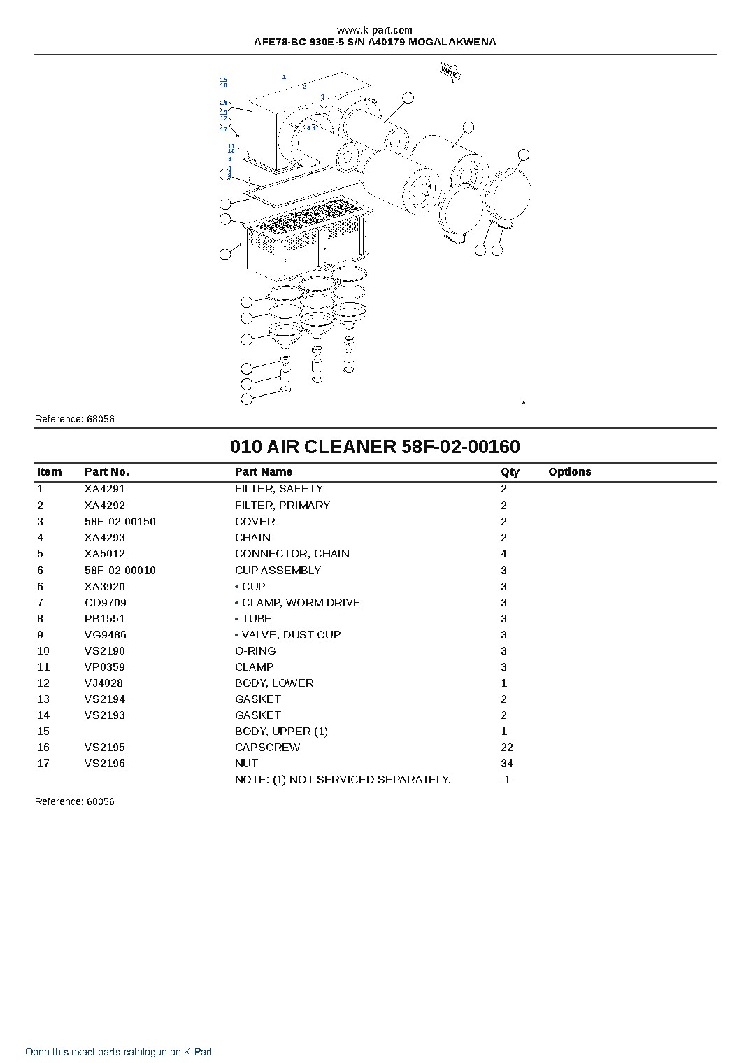 AFE78-BC 930E-5 S/N A40179 MOGALAKWENA – sample page 5 AFE78-BC 930E-5 S/N A40179 MOGALAKWENA – sample page 5