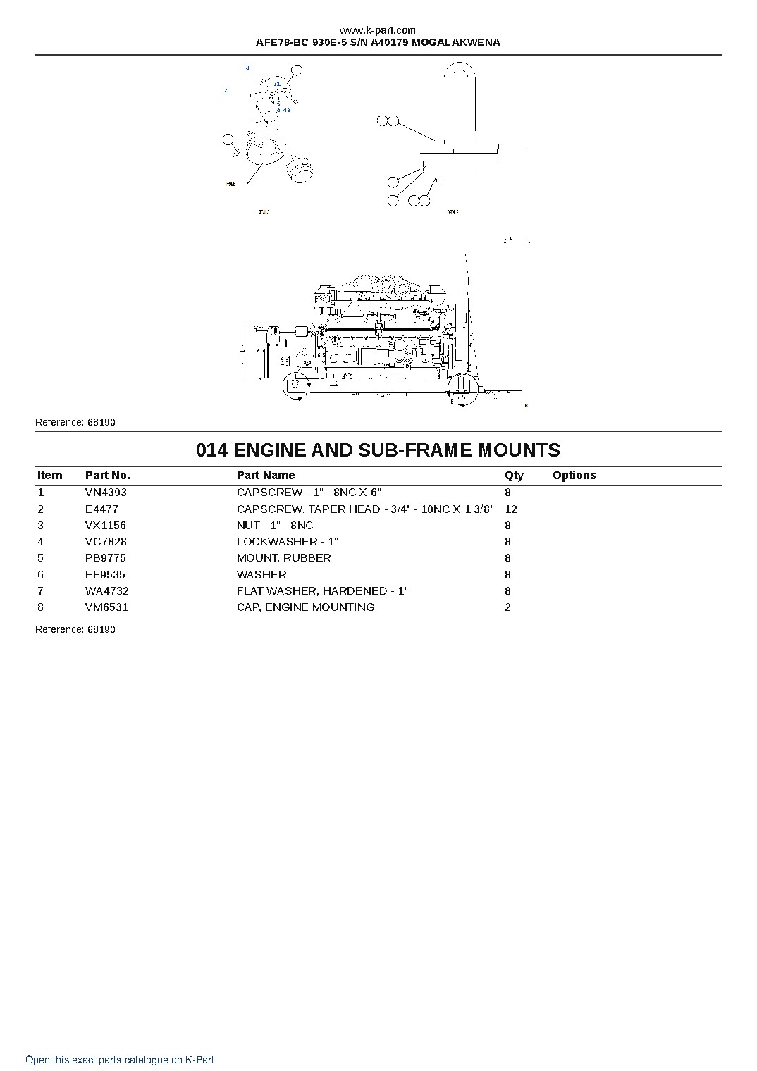 AFE78-BC 930E-5 S/N A40179 MOGALAKWENA – sample page 7 AFE78-BC 930E-5 S/N A40179 MOGALAKWENA – sample page 7
