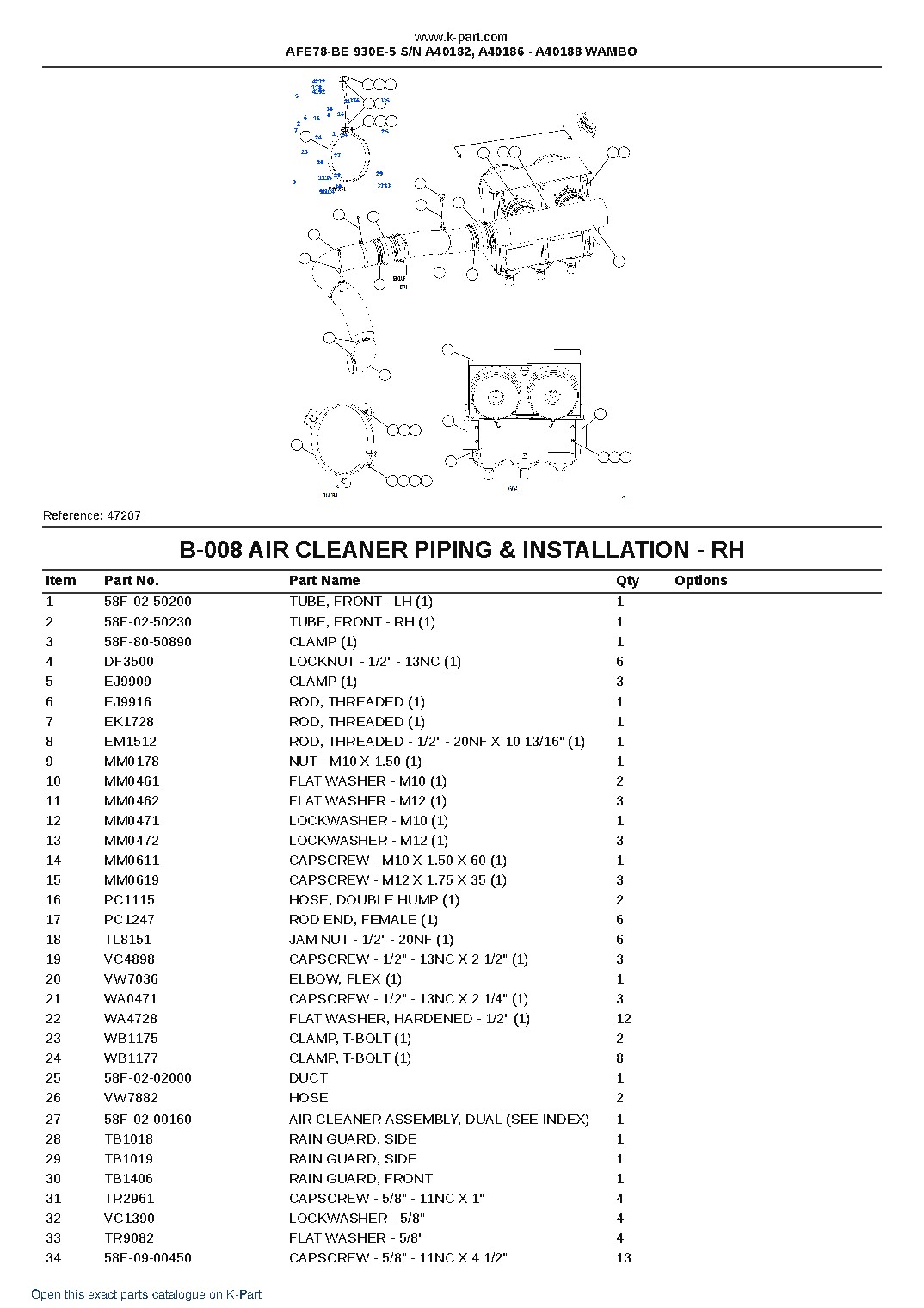 AFE78-BE 930E-5 S/N A40182, A40186 – A40188 WAMBO – sample page 5 AFE78-BE 930E-5 S/N A40182, A40186 – A40188 WAMBO – sample page 5
