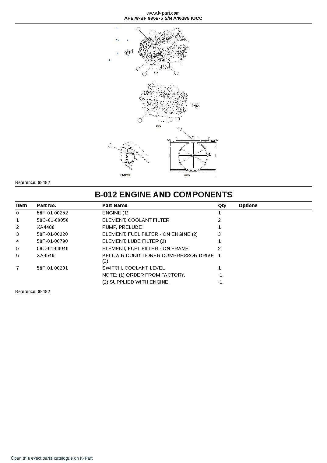 AFE78-BF 930E-5 S/N A40185  IOCC – sample page 6