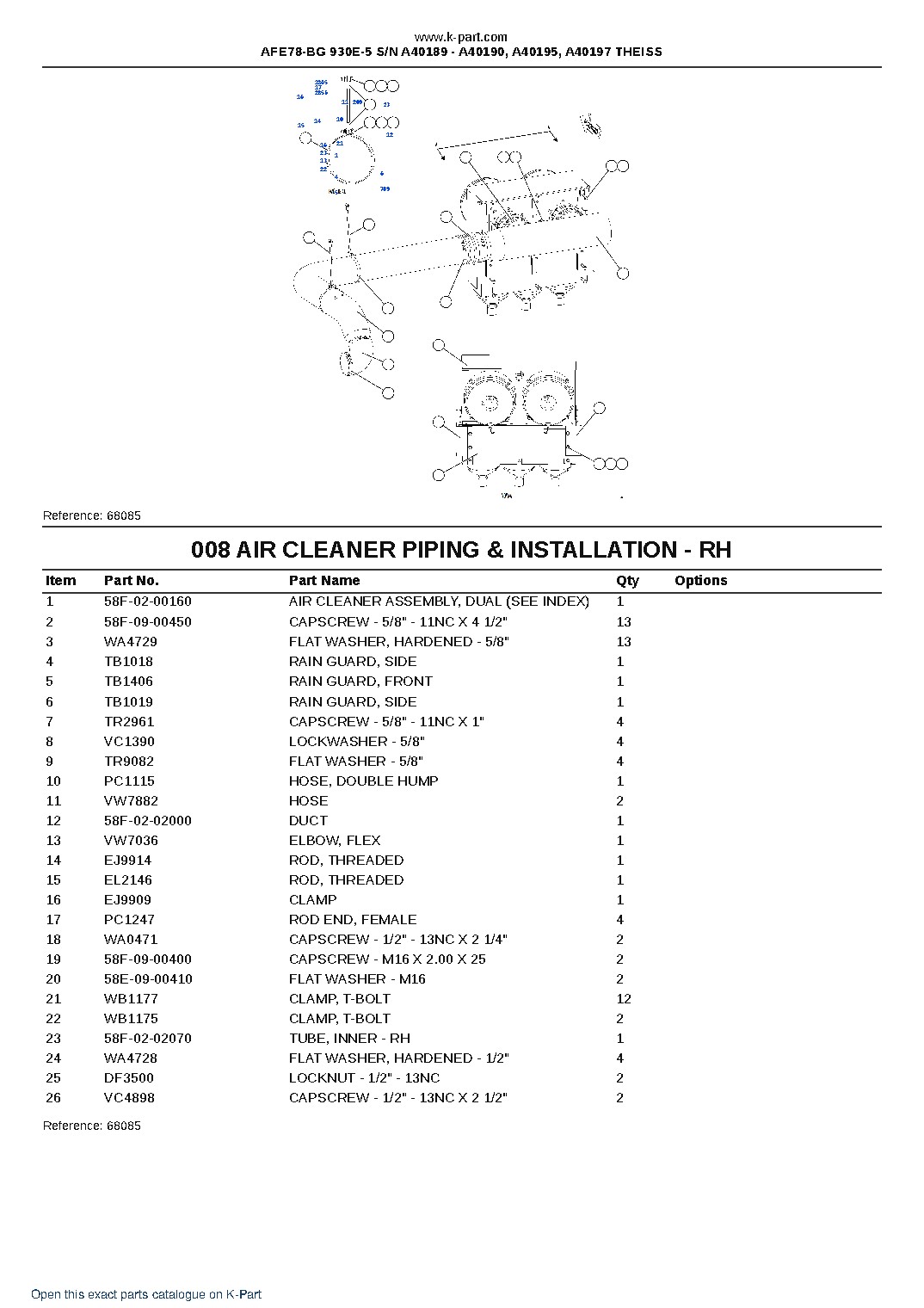 AFE78-BG 930E-5 S/N A40189 – A40190, A40195, A40197 THEISS – sample page 4 AFE78-BG 930E-5 S/N A40189 – A40190, A40195, A40197 THEISS – sample page 4