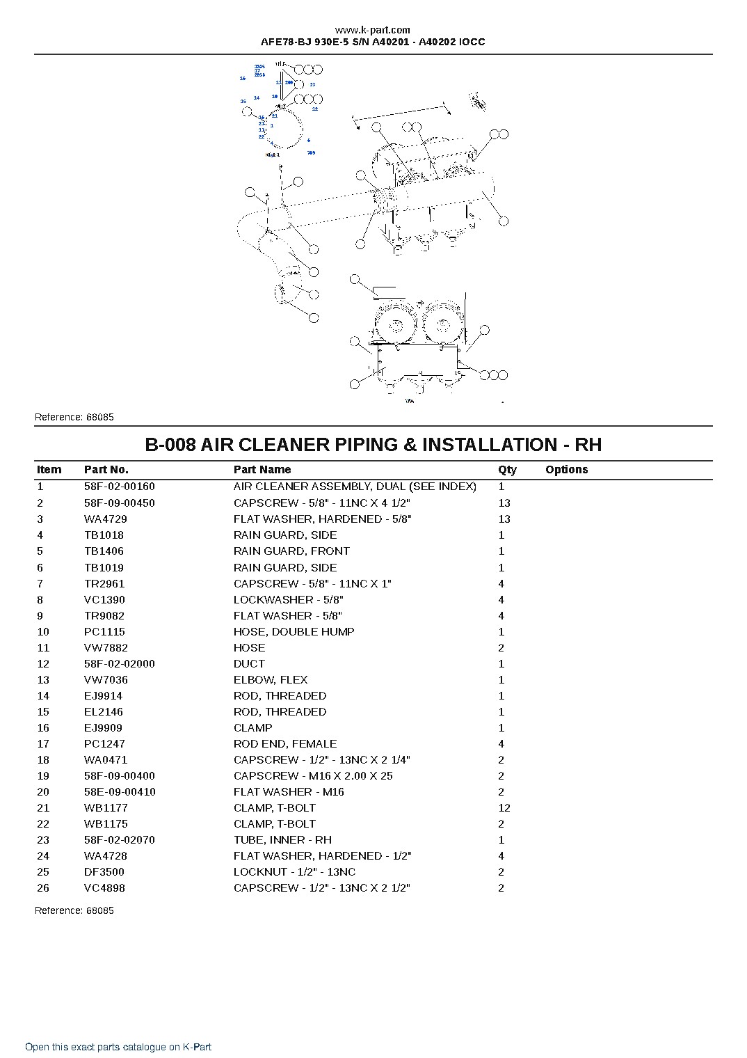 AFE78-BJ 930E-5 S/N A40201 – A40202  IOCC – sample page 4