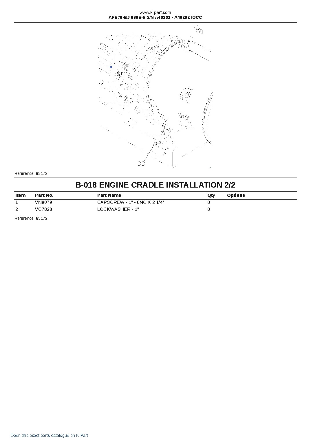 AFE78-BJ 930E-5 S/N A40201 – A40202  IOCC – sample page 9