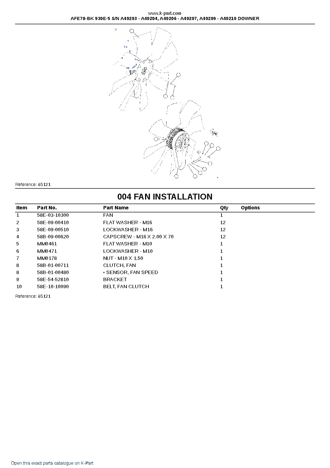 AFE78-BK 930E-5 S/N A40203 – A40204, A40206 – A40207, A40209 – A40210 DOWNER – sample page 2 AFE78-BK 930E-5 S/N A40203 – A40204, A40206 – A40207, A40209 – A40210 DOWNER – sample page 2