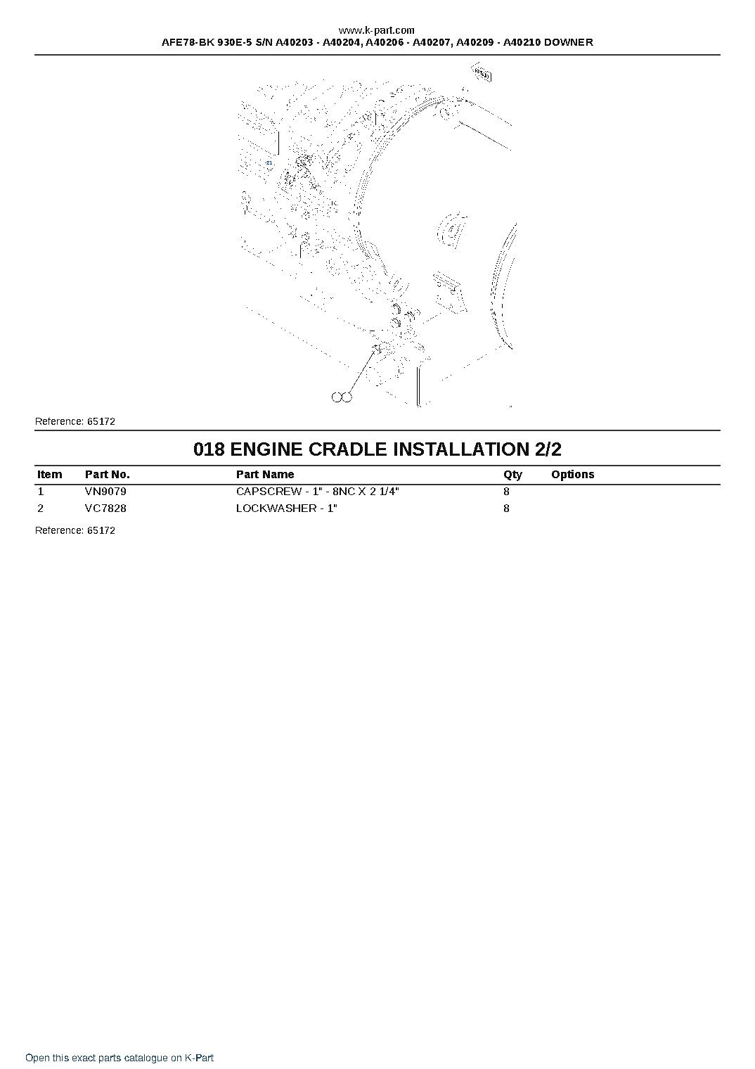 AFE78-BK 930E-5 S/N A40203 – A40204, A40206 – A40207, A40209 – A40210 DOWNER – sample page 9 AFE78-BK 930E-5 S/N A40203 – A40204, A40206 – A40207, A40209 – A40210 DOWNER – sample page 9