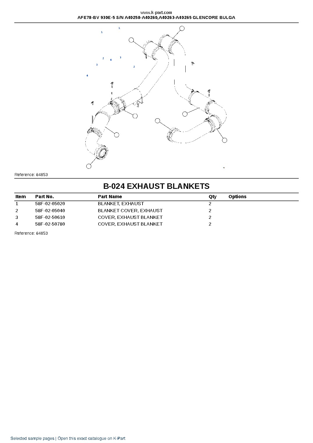 AFE78-BV 930E-5 S/N A40258-A40260,A40263-A40265 GLENCORE BULGA – sample page 8 AFE78-BV 930E-5 S/N A40258-A40260,A40263-A40265 GLENCORE BULGA – sample page 8