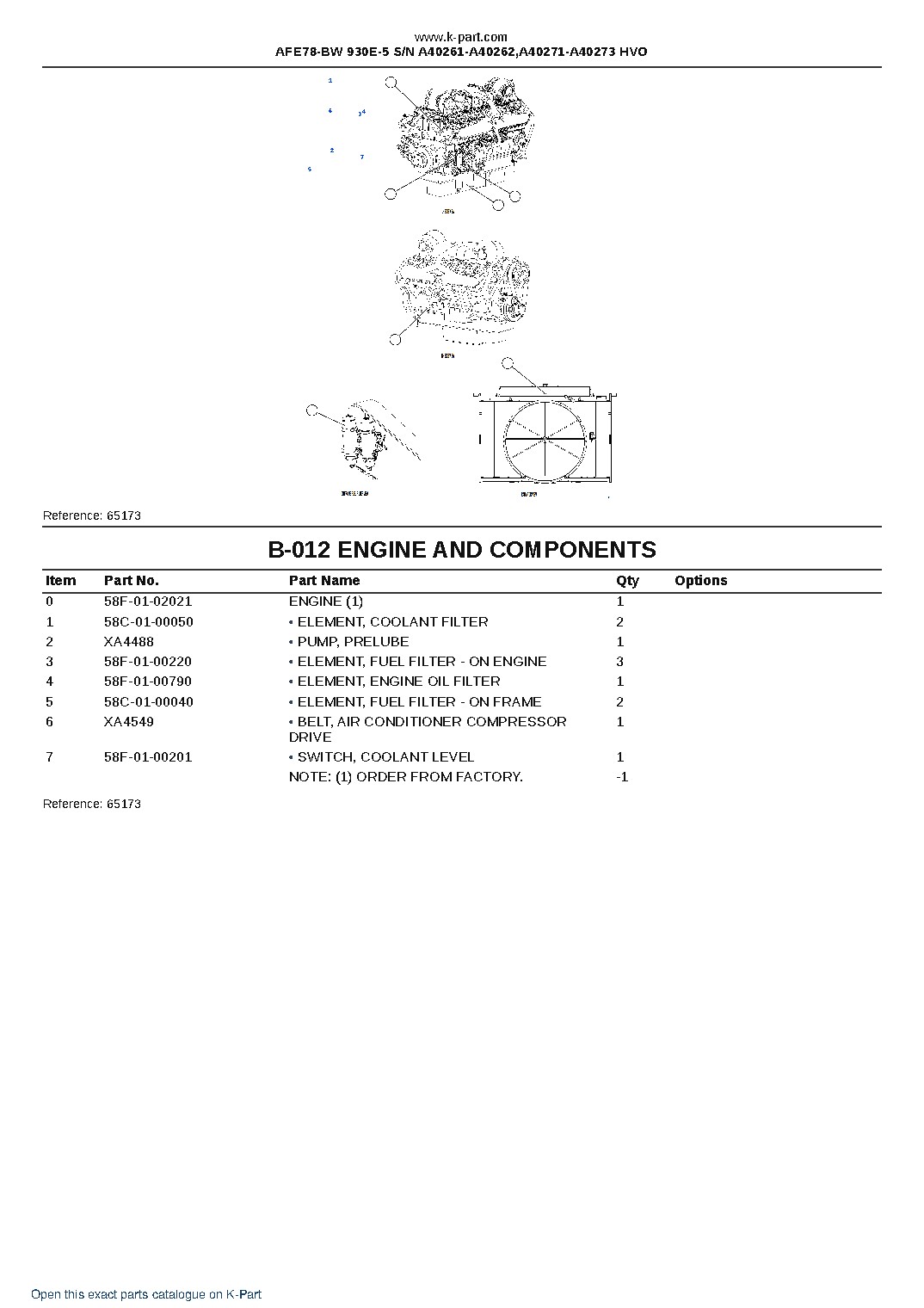 AFE78-BW 930E-5 S/N A40261-A40262,A40271-A40273  HVO – sample page 6