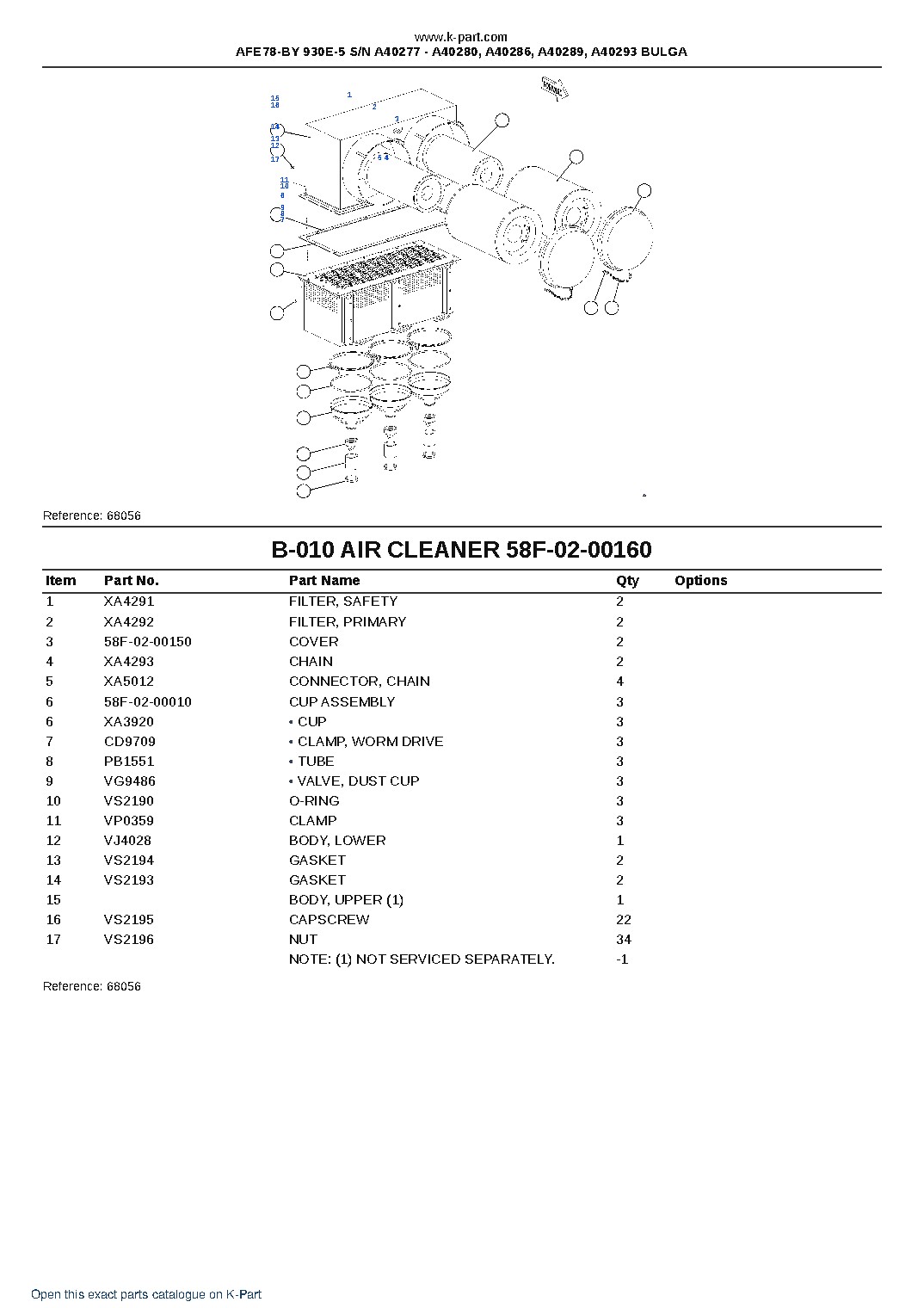 AFE78-BY 930E-5 S/N A40277 – A40280, A40286, A40289, A40293  BULGA – sample page 5