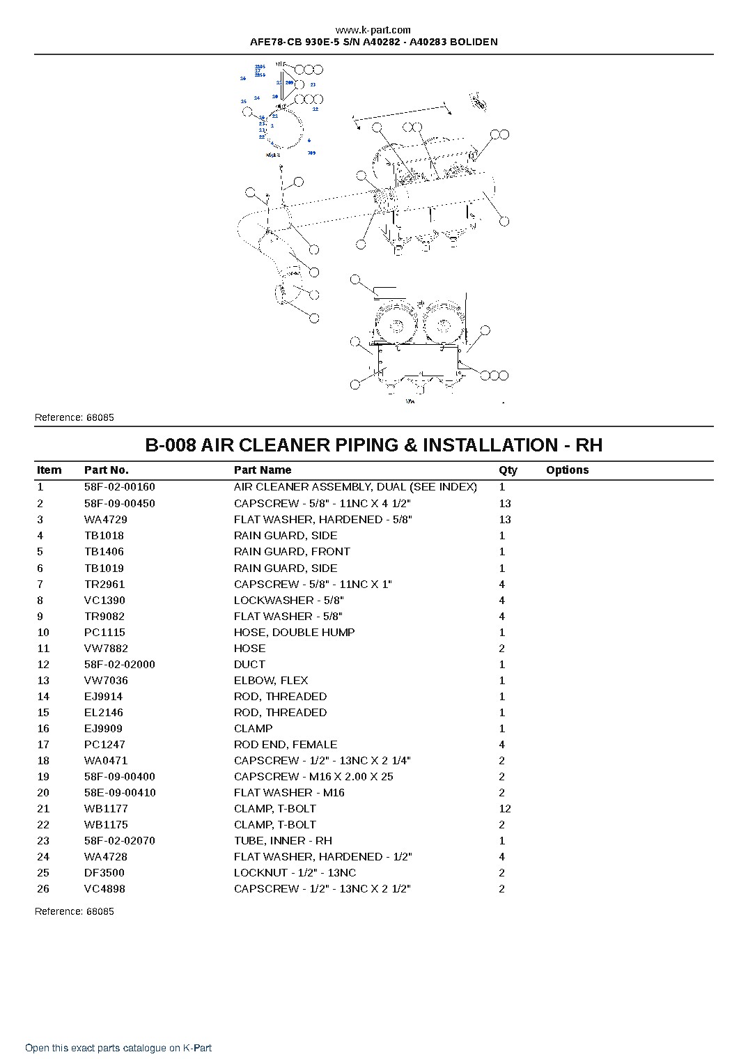 AFE78-CB 930E-5 S/N A40282 – A40283 BOLIDEN – sample page 4 AFE78-CB 930E-5 S/N A40282 – A40283 BOLIDEN – sample page 4